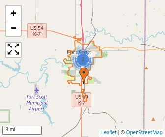 Area schools map
